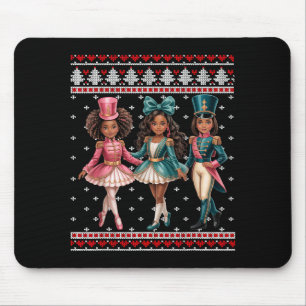 Black Girl Nutcracker Western Nutcracker Bow Ugly  Mouse Mat