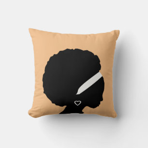 BLACK GIRL PILLOW
