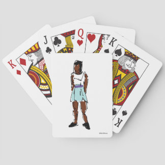Black Girl Playing Cards