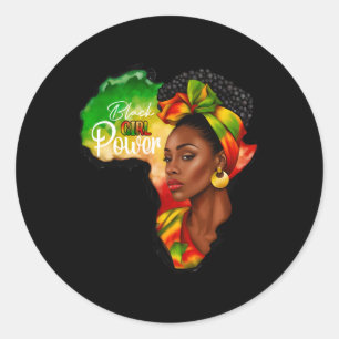Black Girl Power Sticker