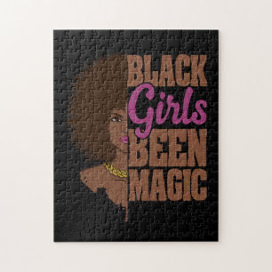 Black Girls Been Magic African Queen Gifts Jigsaw Puzzle