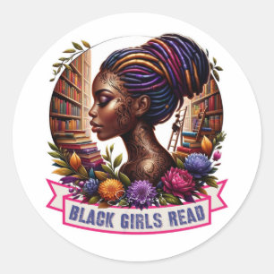 Black Girls Read Logo Stickers – Afrocentric Vinyl