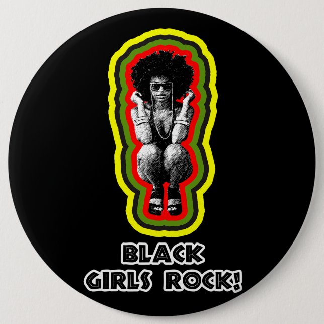 Black Girls Rock! 6 Cm Round Badge (Front)