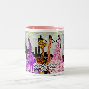 Black Girls Rock! Two-Tone Coffee Mug