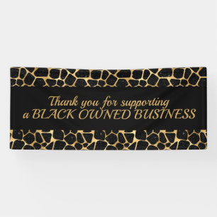 Black Glam  Thanks For Support Black Business Banner