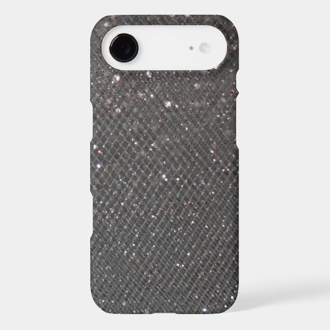 Black Glitter Case-Mate iPhone Case (Back)