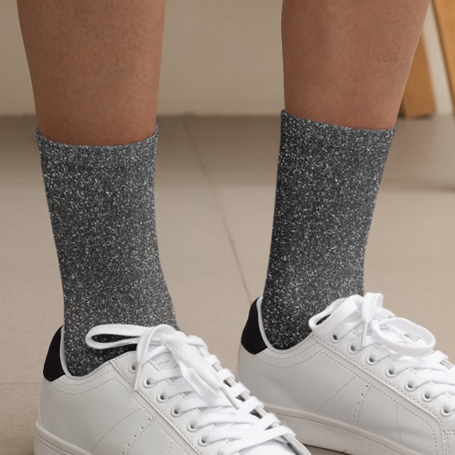 Black Glitter Glam Sparkle Socks (Creator Uploaded)