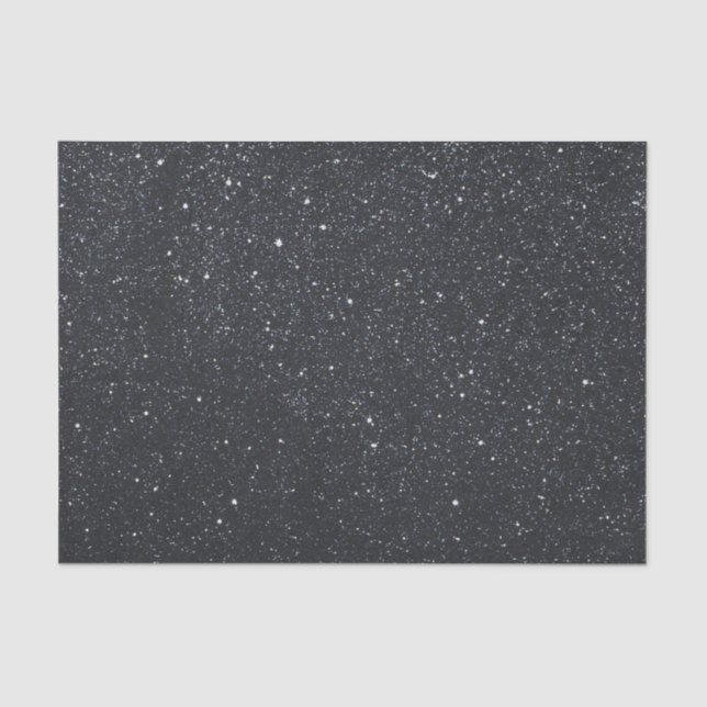 Black Glitter Gray Beauty Lashes Eyes Tissue Paper (Front)