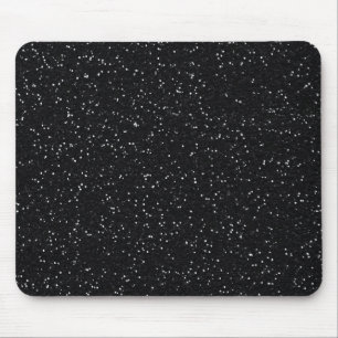Black Glitter Mouse Mat