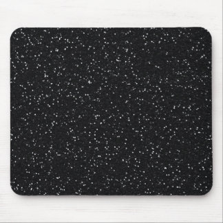 Black Glitter Mouse Mat
