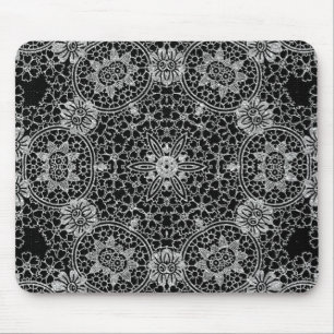 Black Glitter Mouse Mat