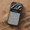 Black Glitter Zebra Rhinestone Girly Case
