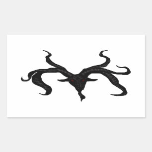 Black Goat Demon sticker