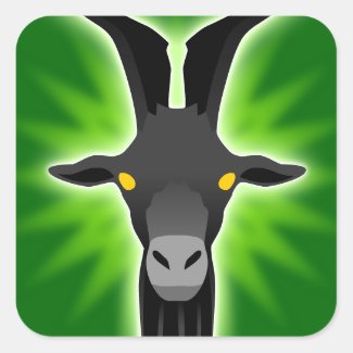 Black Goat sticker
