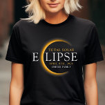 Black & Gold 2024 Texas Total Solar Eclipse Family T-Shirt<br><div class="desc">Introducing our Black & Gold 2024 Texas Total Solar Eclipse Family T-Shirt, a stylish and commemorative garment for the whole family. Featuring sleek black fabric accented with shimmering gold details, this shirt celebrates the celestial event of the 2024 total solar eclipse in Texas. With its elegant design and exclusive print,...</div>