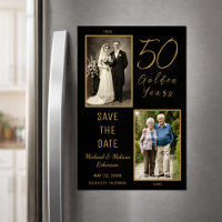 Black Gold 50th Wedding Anniversary Save the Date