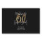 Black gold 60th birthday typography party favour 