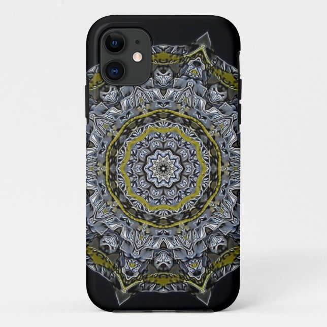 Black gold and white art design Case-Mate iPhone case (Back)