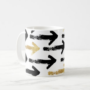Black & Gold Arrow Mug