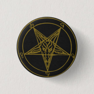 Black/Gold Baphomet Pins