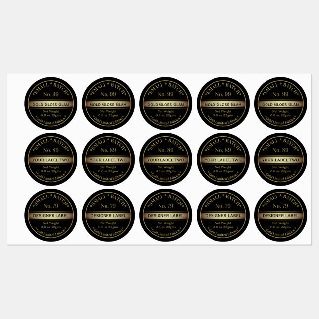 Black Gold Beauty Product (Sheet)