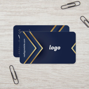Black gold business Card
