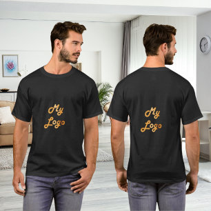 Black gold business logo T-Shirt