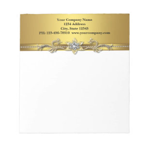 Black Gold Business Notepads