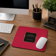 Black gold cardinal red promotional professional