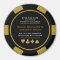 Black Gold Casino Poker Chip Wedding Save The Date