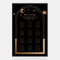 Black Gold Celestial Wedding Seating Chart