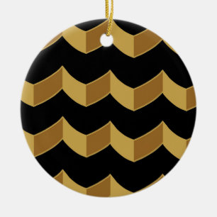 Black Gold Ceramic Tree Decoration
