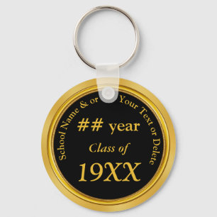 Black Gold Cheap Class Reunion Favours Key Ring