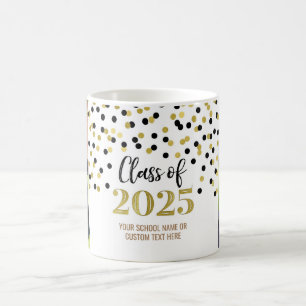 Black Gold Class of 2025 Coffee Mug