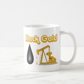 Black Gold Coffee Mug