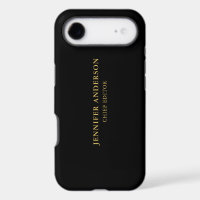 Black Gold Colors Professional Trendy Modern Name