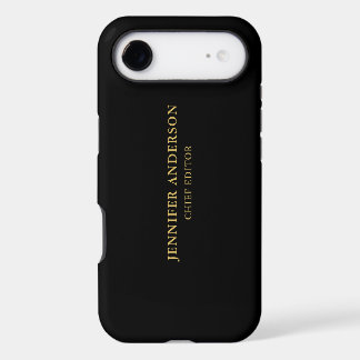 Black Gold Colors Professional Trendy Modern Name