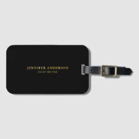 Black Gold Colors Professional Trendy Modern Name