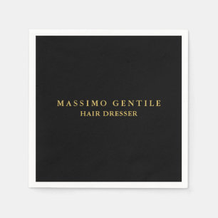 Black Gold Colour Professional Trendy Napkin
