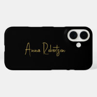 Black Gold Colours Professional Trendy Calligraphy