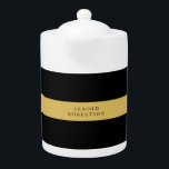 Black Gold Colours Professional Trendy Minimalist<br><div class="desc">Represent yourself with this modern,  elegant design. This template can be customised to meet all professional occupations.</div>