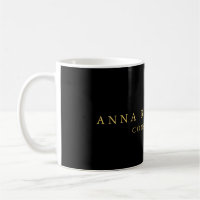 Black Gold Colours Professional Trendy Minimalist