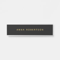 Black Gold Colours Professional Trendy Minimalist