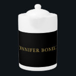 Black Gold Colours Professional Trendy Modern Plai<br><div class="desc">Represent yourself with this modern,  elegant design. This template can be customised to meet all professional occupations.</div>