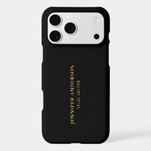 Black Gold Colours Professional Trendy Modern Plai