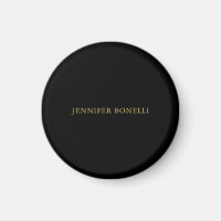 Black Gold Colours Professional Trendy Modern Plai