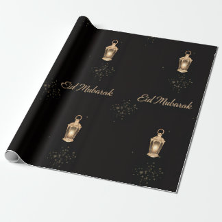Black/Gold Eid Wrapping Paper