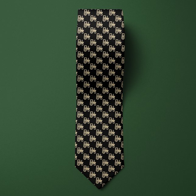 Black & Gold Farmers Tractor Tie (Creator Uploaded)