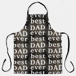 Black Gold Festive best DAD ever Father's Day Apron
