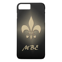 Black Gold Fleur de Lis